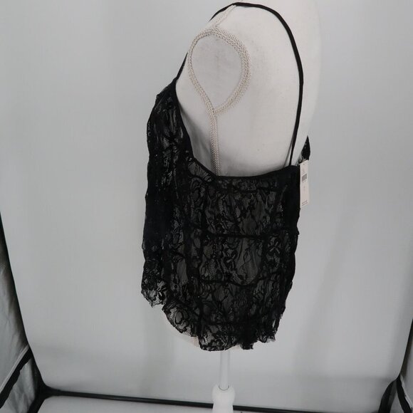 NEW Anthropologie Porridge Lace Black Blouse - Large NWT - Picture 14 of 16